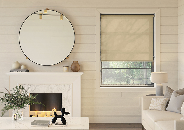 Trapani, Stone - Twist&Fit Roller Blind - Image 3